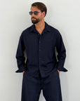 Coordinato MESSICO blu LINO