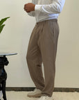 Pantalone ELEGANCE tortora