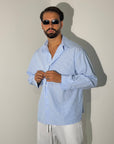 Camicia RIGA celeste