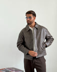 Bomber AMSTERDAM marrone