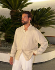 Camicia TROPICAL beige