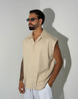 Camicia MIAMI Lino beige