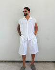 Coordinato AUTORITÀ bianco LINO