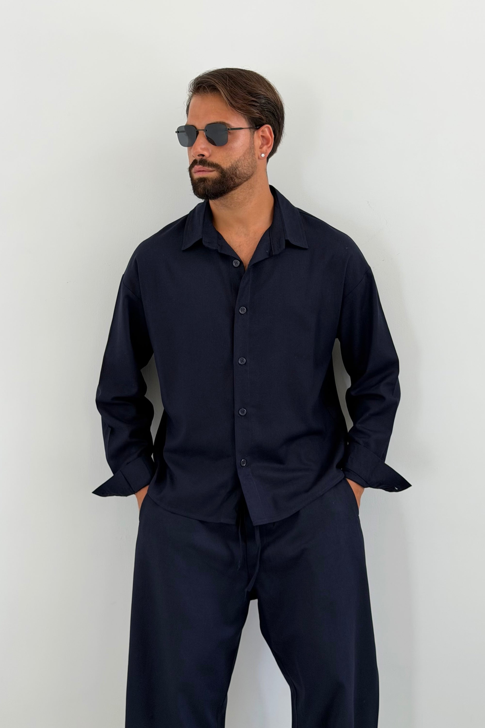 Coordinato MESSICO blu LINO