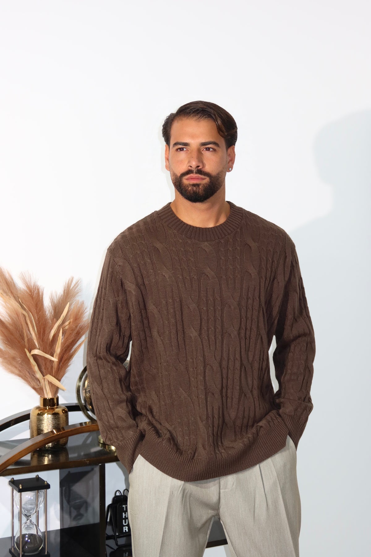 Maglia TWIST marrone