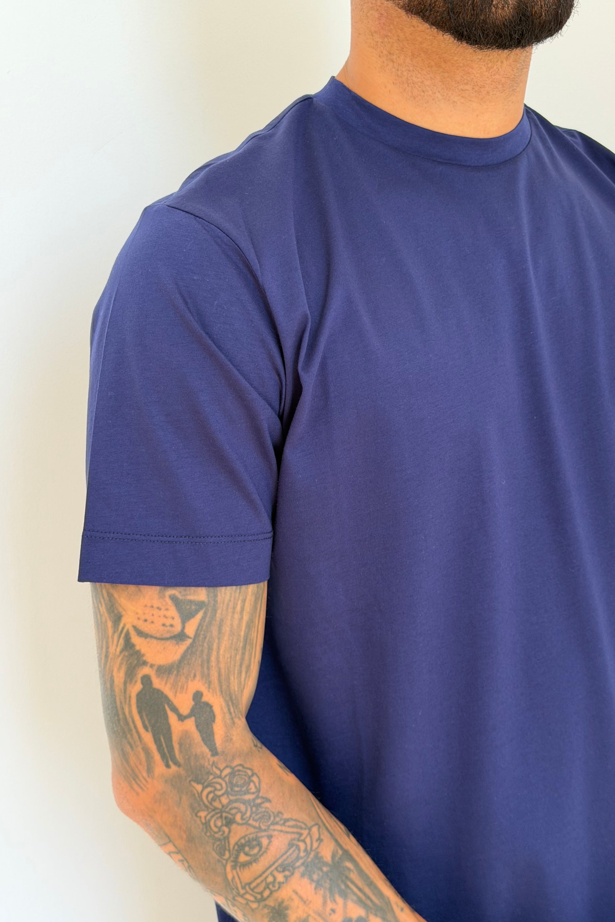 T-shirt Scozia blu