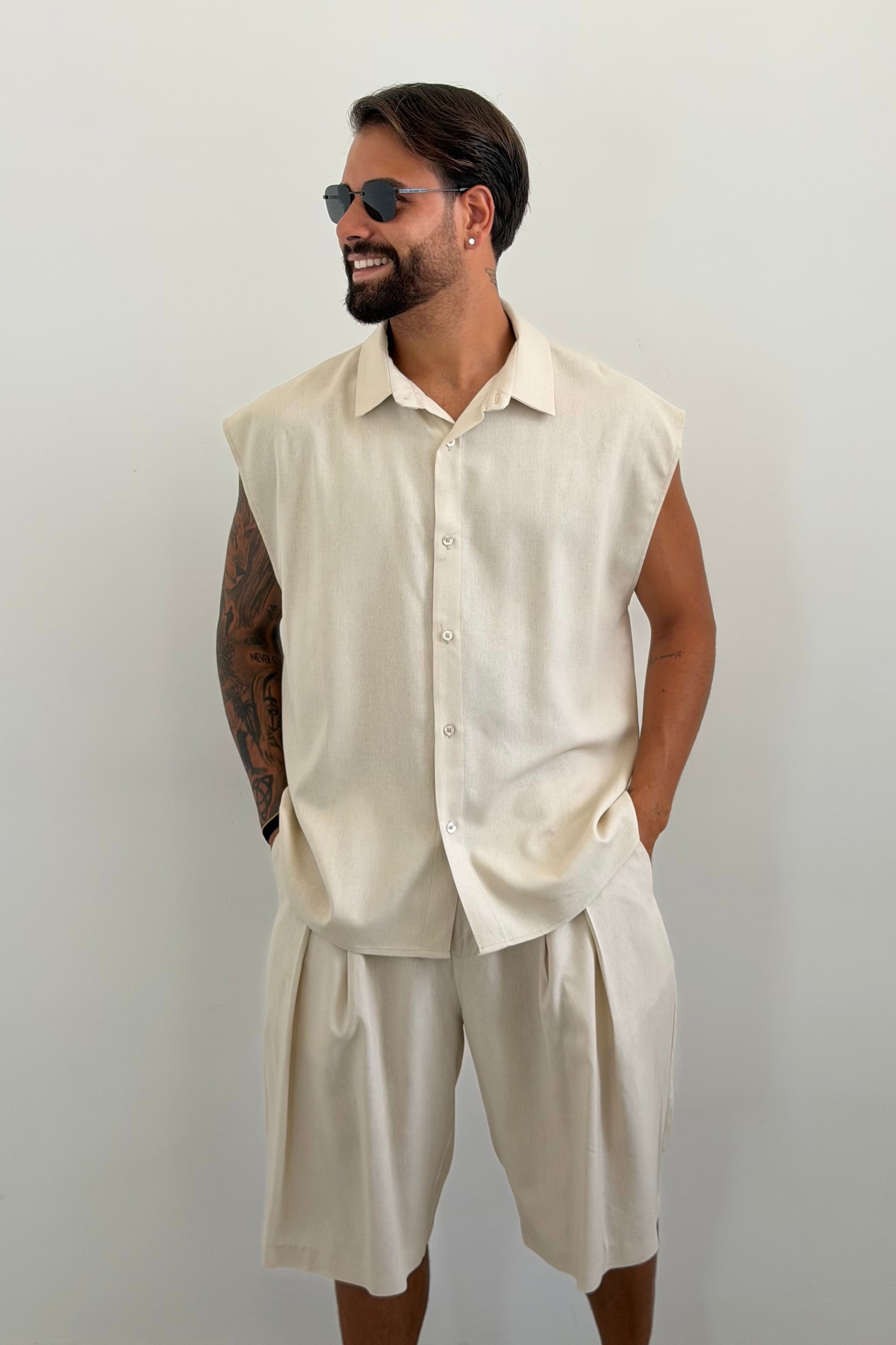 Coordinato AUTORITÀ beige LINO