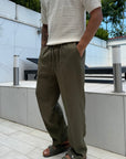 Pantalone LINO verde