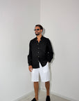 Camicia TROPICAL nera