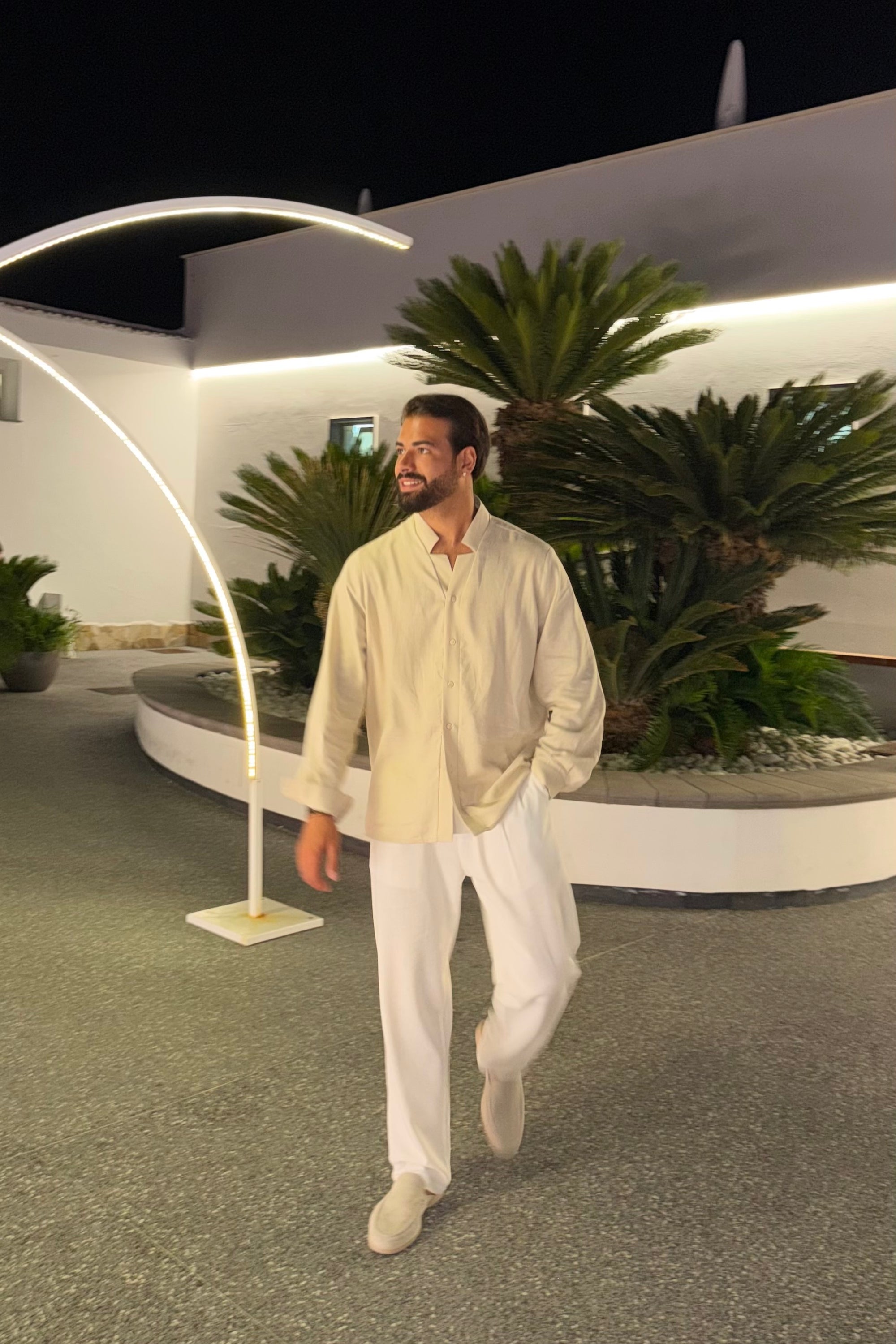 Camicia TROPICAL beige