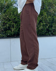 Pantalone LINO marrone