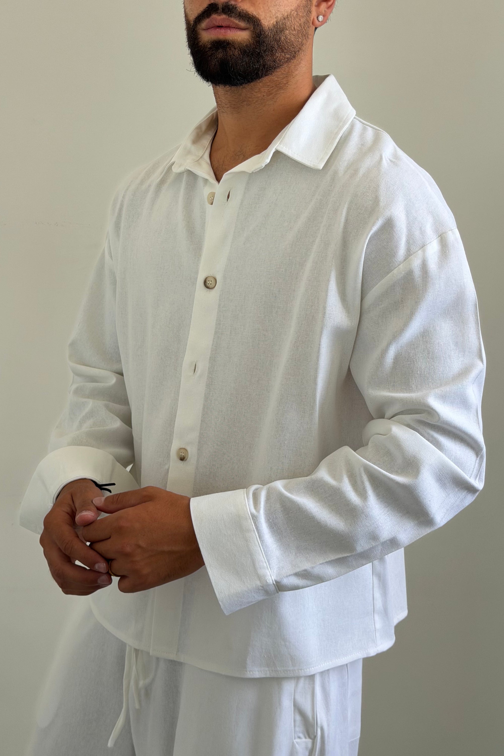 Coordinato MESSICO bianco LINO