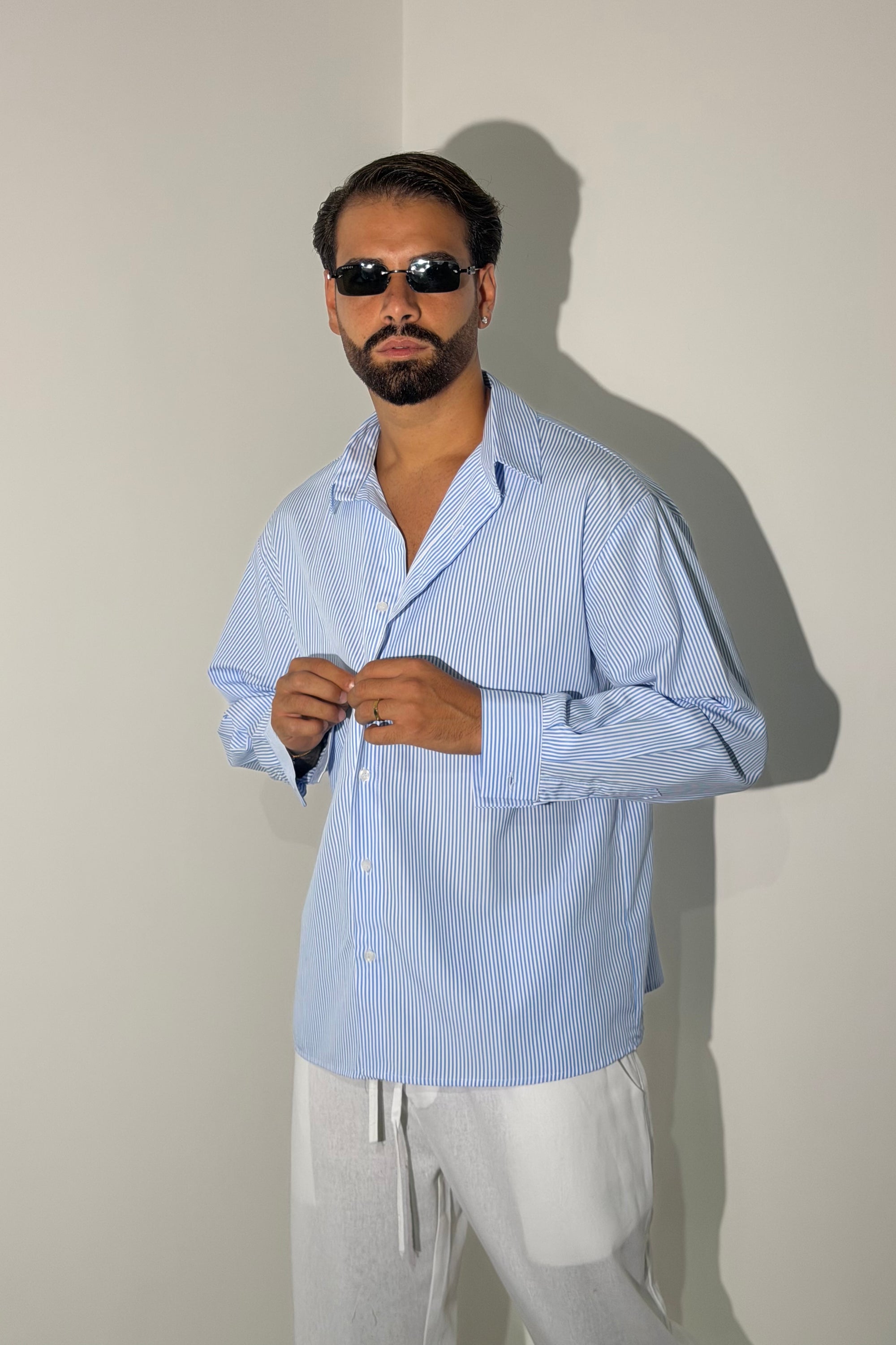 Camicia RIGA celeste