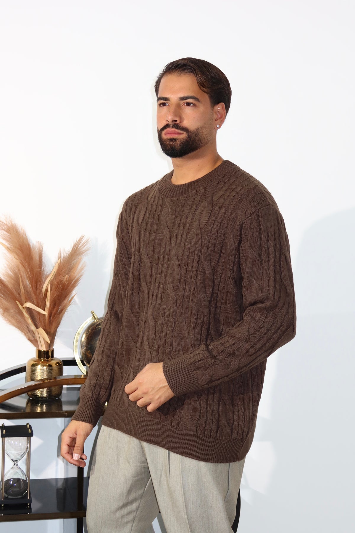 Maglia TWIST marrone