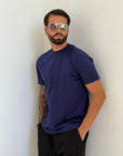 T-shirt Scozia blu