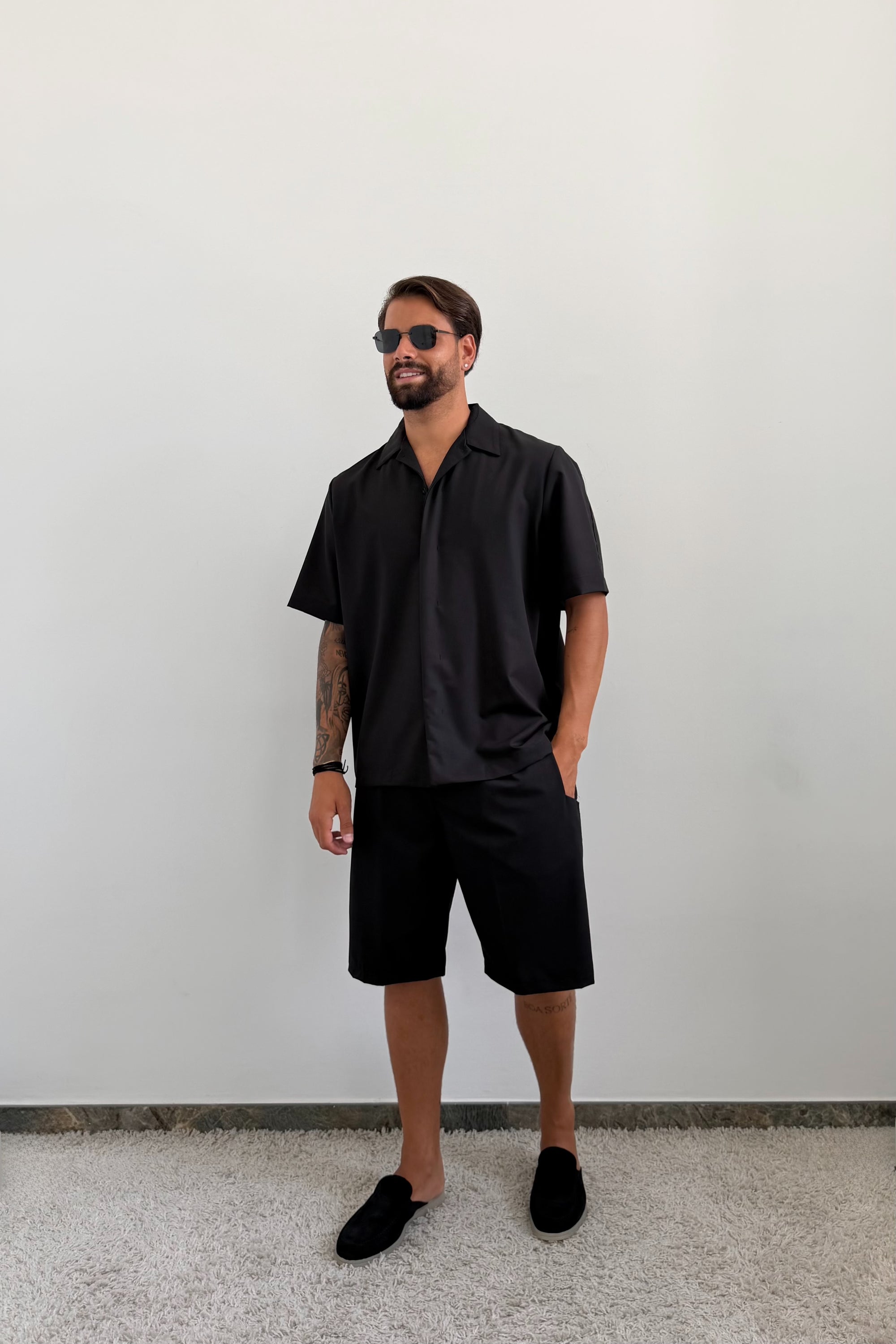 Coordinato BOMBER nero