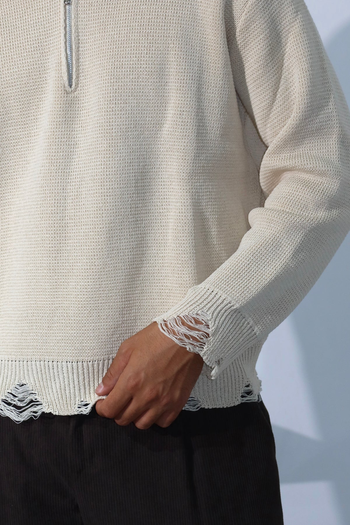 Polo AZUL beige
