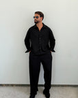 coordinato MESSICO nero LINO