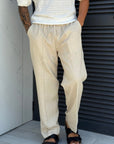 Pantalone LINO beige
