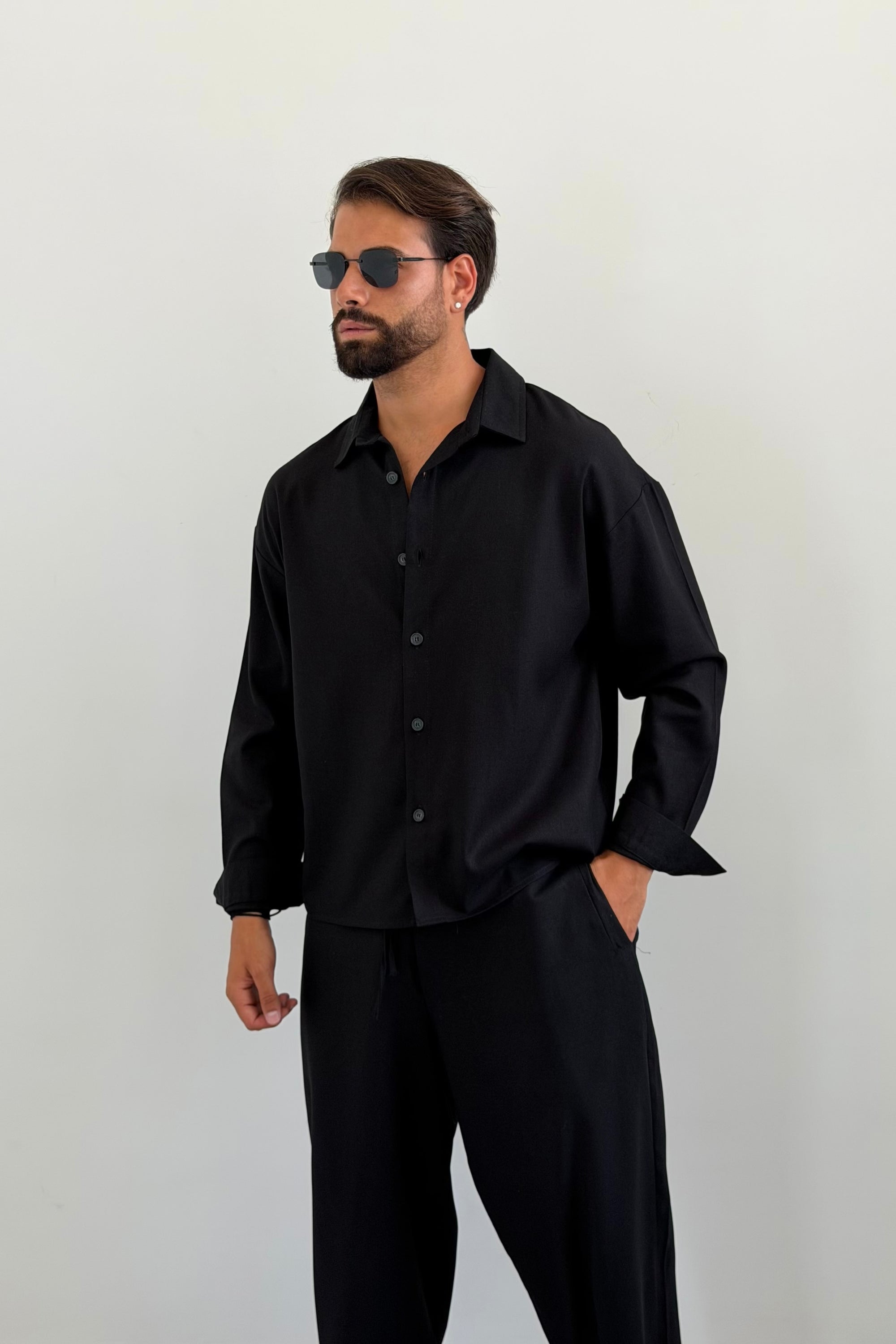 coordinato MESSICO nero LINO