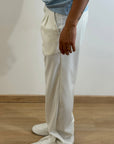 PANTALONE STYLE panna