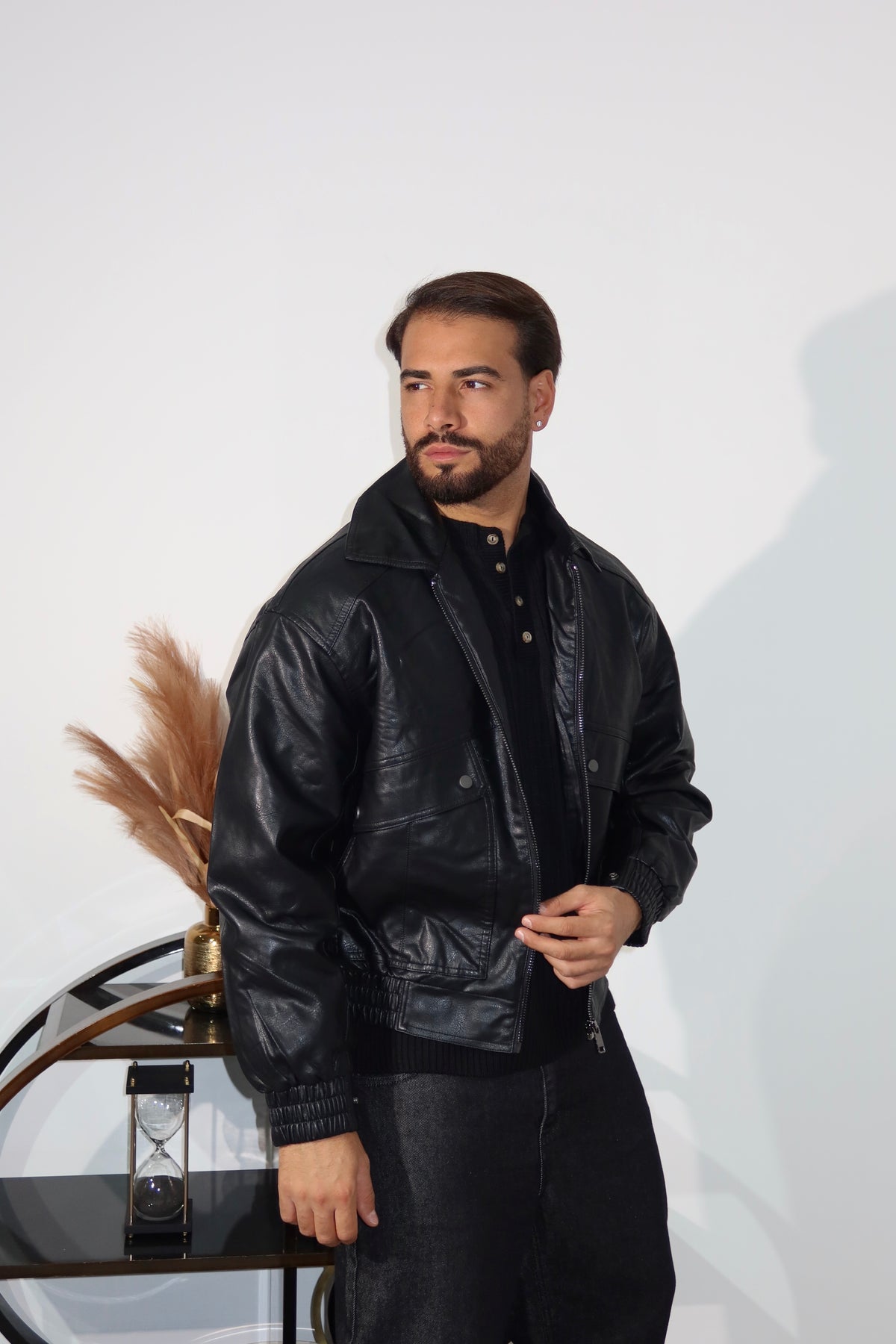 Giubbino Bomber nero