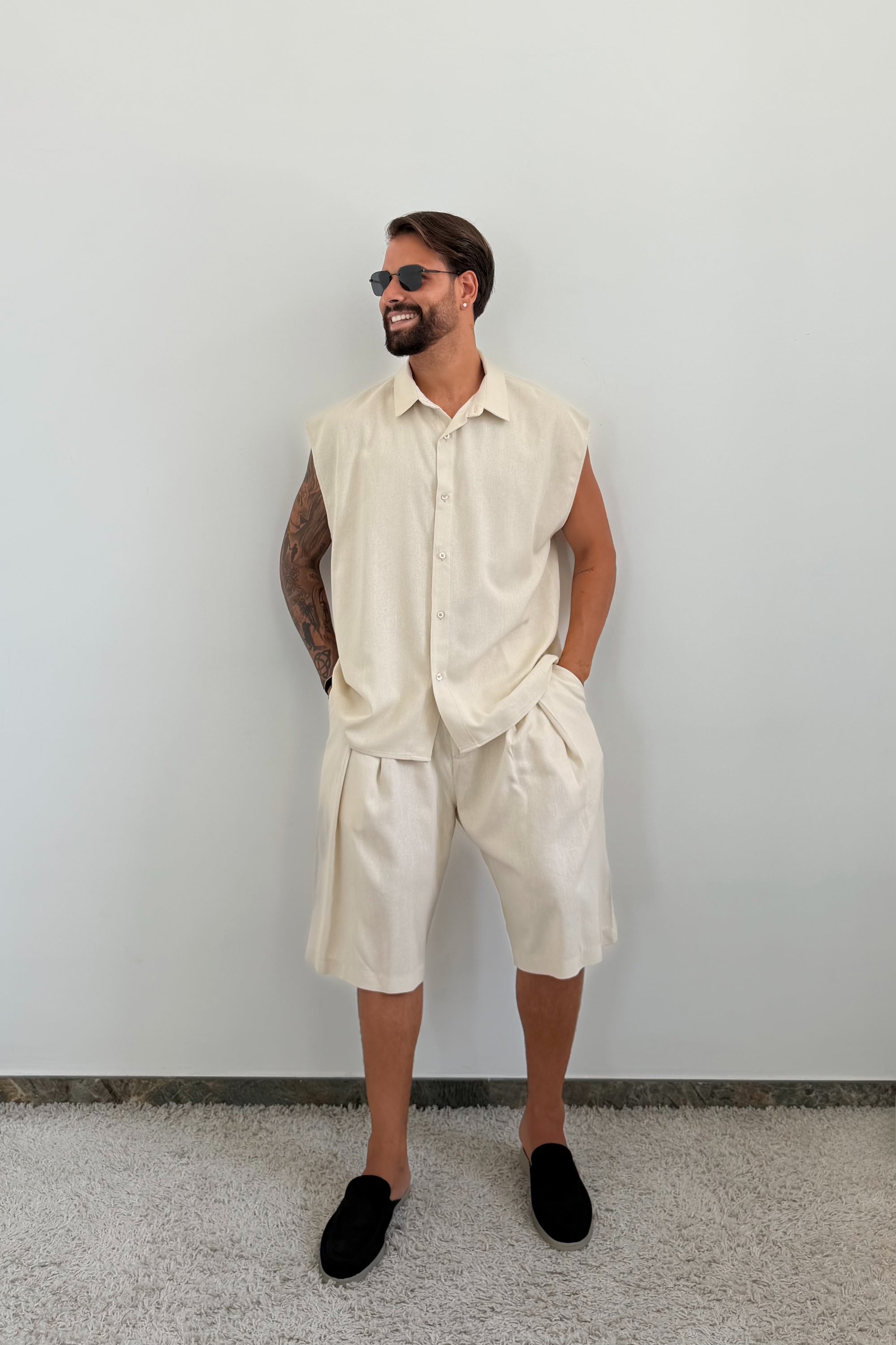 Coordinato AUTORITÀ beige LINO