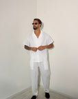 Coordinato ZANZIBAR bianco lino