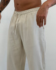 Pantalone BALI beige LINO