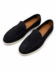 Scarpa Capri blu camoscio