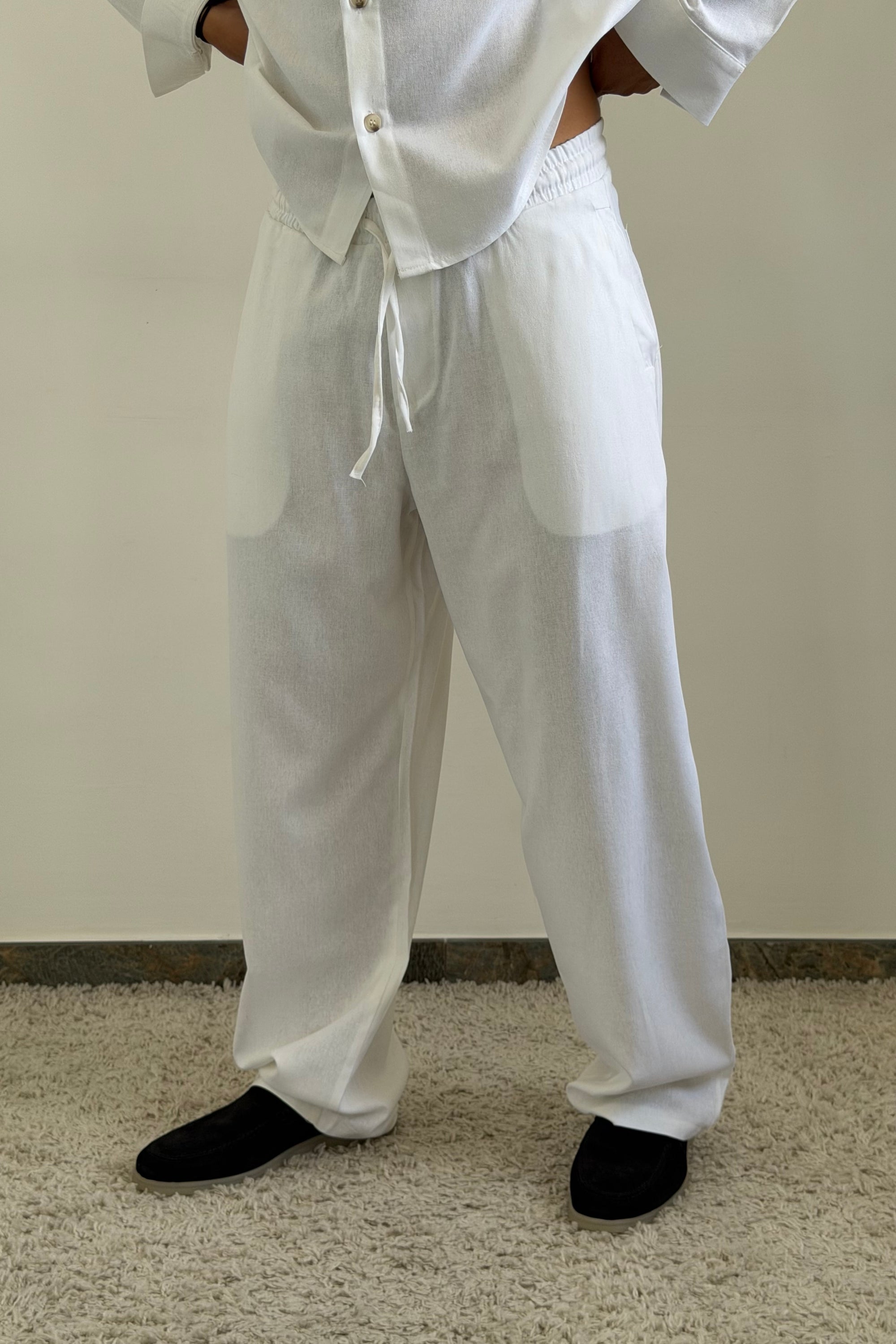 Coordinato MESSICO bianco LINO