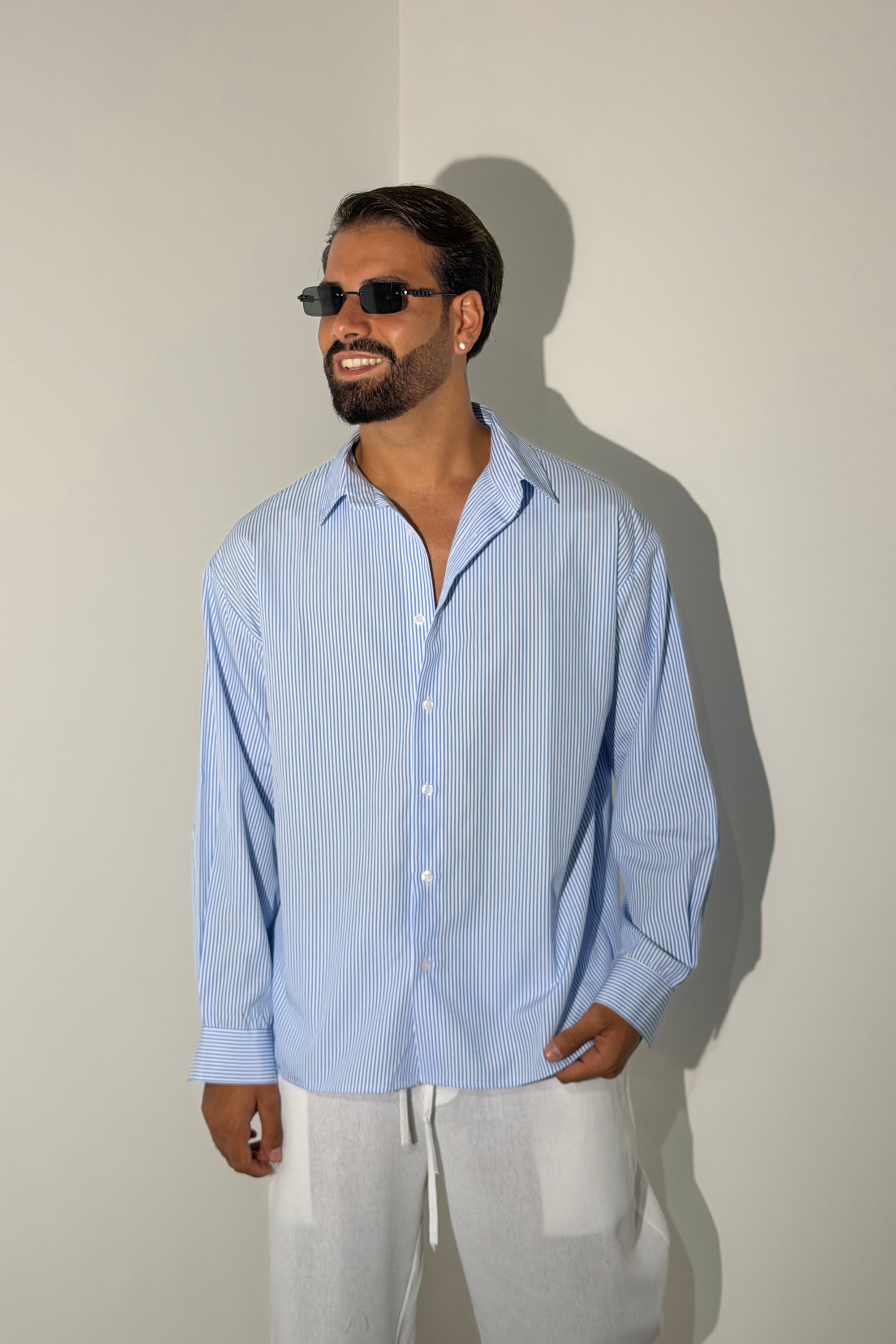Camicia RIGA celeste