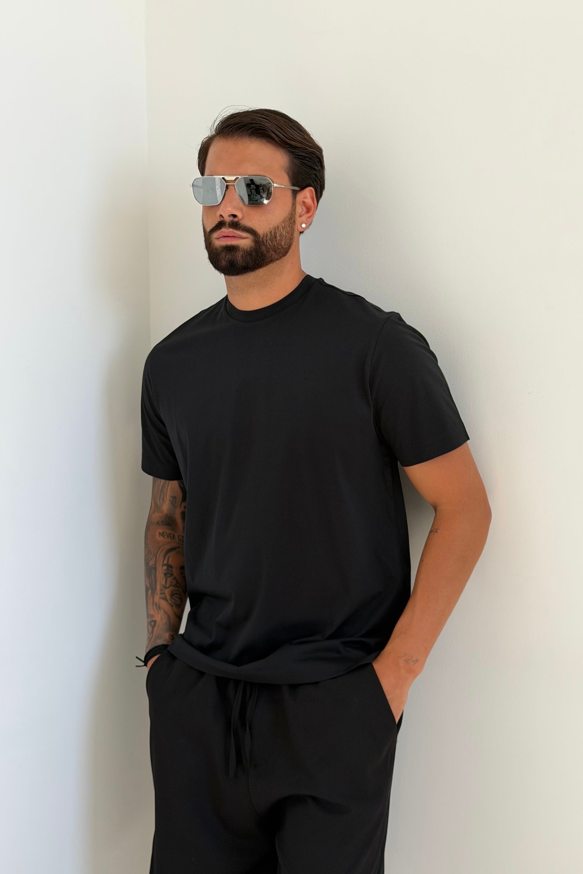 T-shirt Scozia nera