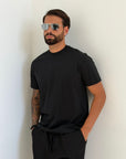 T-shirt Scozia nera
