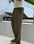 Pantalone LINO verde