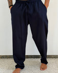 Pantalone BALI BLU lino