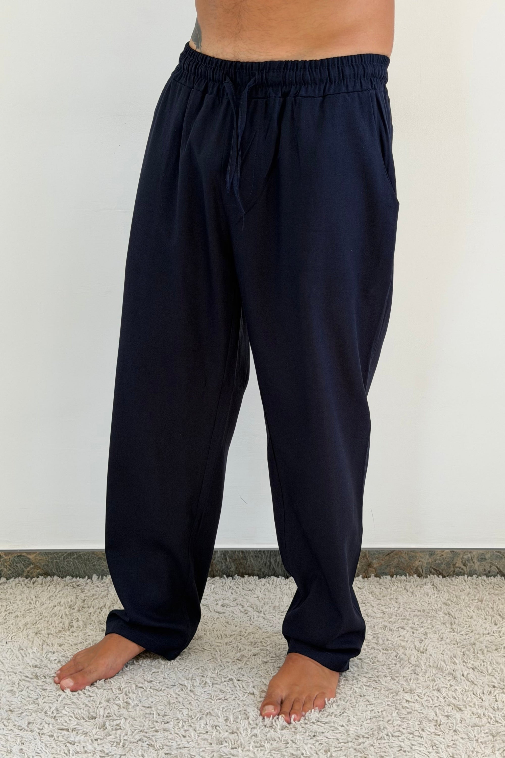 Pantalone BALI BLU lino