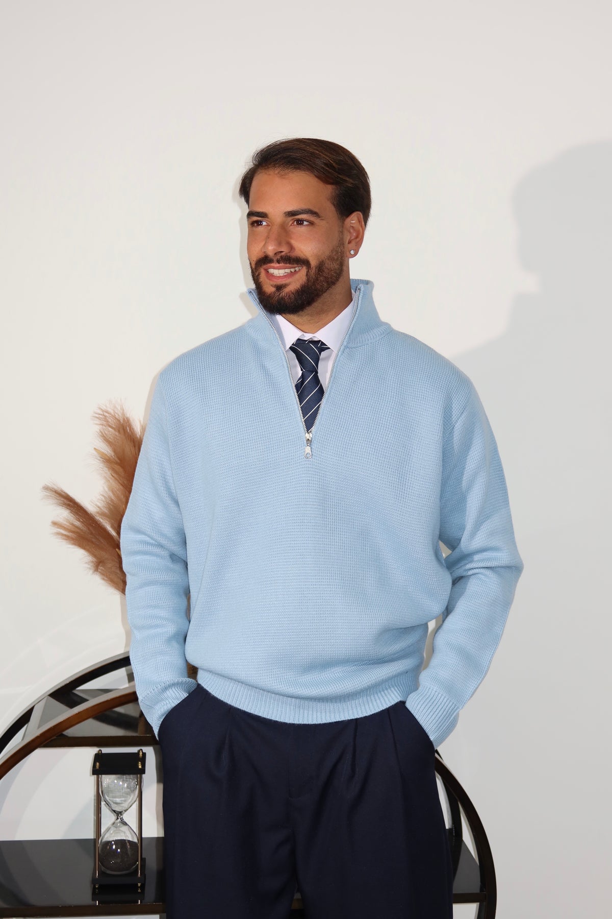 Maglione VIENNA celeste
